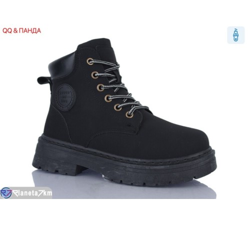 Черевики жіночі на зиму (8 пар р.36-41) чорний  "QQ&Панда"