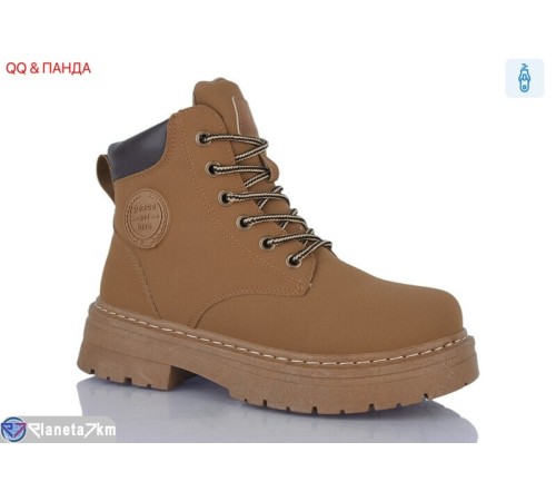 Черевики жіночі на зиму (8 пар р.36-41) коричневий  "QQ&Панда"