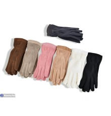 Рукавички дитячі на зиму (12 шт. р.сетка 10-15) мікс  "RUBIBAS"