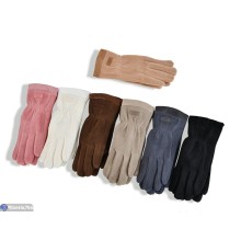 Рукавички дитячі на зиму (12 шт. р.сетка 10-15) мікс  "RUBIBAS"