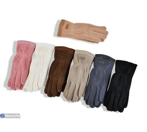 Рукавички дитячі на зиму (12 шт. р.сетка 10-15) мікс  "RUBIBAS"