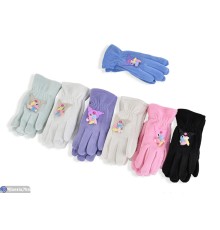 Рукавички дитячі на зиму (12 шт. р.сетка 6-10) мікс  "RUBIBAS"