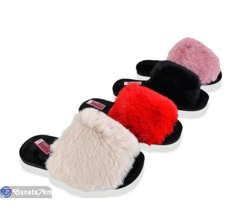 Тапки жіночі на зиму (12 пар р.36-41) мікс  "Melinda" Тапки жіночі на зиму (12 пар р.36-41) мікс  "Melinda"