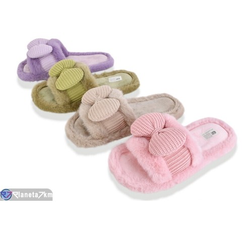 Тапки жіночі на весну/осінь (12 пар р.36-41) мікс  "LINKA" Тапки жіночі на весну/осінь (12 пар р.36-41) мікс  "LINKA"