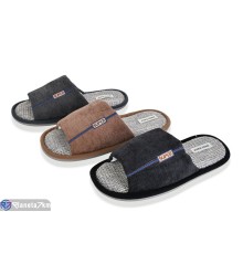 Тапки чоловічі на весну/осінь (12 пар р.41-46) мікс  "LINKA"