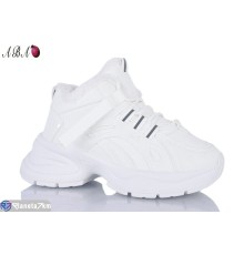 Кросівки жіночі на зиму (8 пар р.36-41) білий  "Aba"