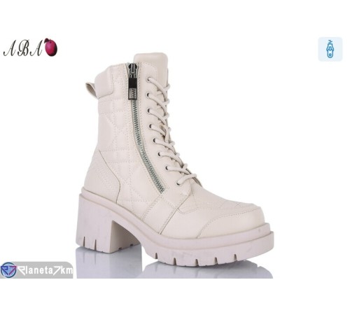 Черевики жіночі на зиму (6 пар р.36-40) бежевий  "Aba"
