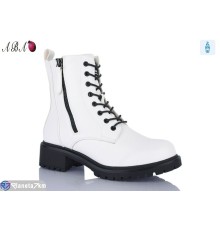 Черевики жіночі на зиму (6 пар р.36-41) білий  "Aba"