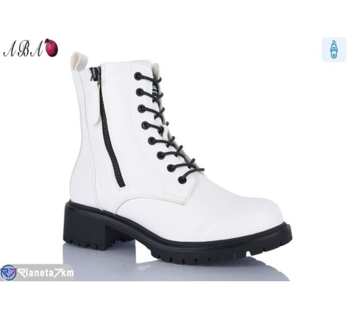 Черевики жіночі на зиму (6 пар р.36-41) білий  "Aba"