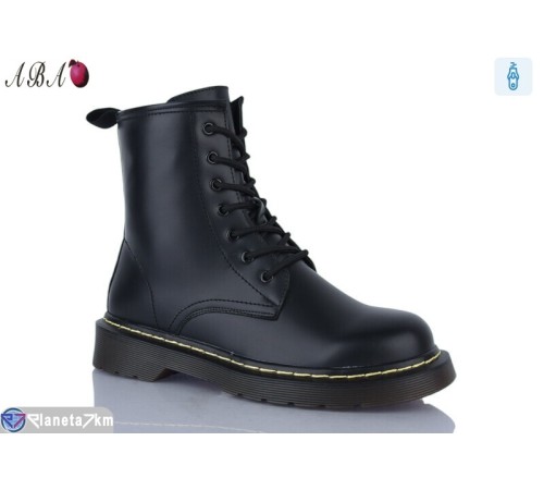 Черевики жіночі на зиму (6 пар р.36-40) чорний  "Aba"