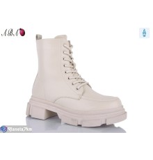 Черевики жіночі на зиму (6 пар р.36-40) бежевий  "Aba"