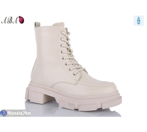 Черевики жіночі на зиму (6 пар р.36-40) бежевий  "Aba"