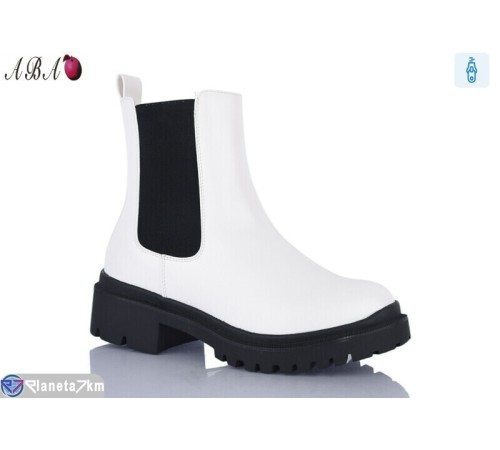 Черевики жіночі на зиму (6 пар р.36-40) білий  "Aba"