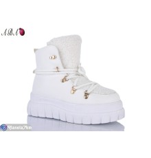 Черевики жіночі на весну/осінь (8 пар р.36-41) білий  "Aba"
