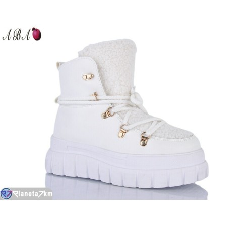 Черевики жіночі на весну/осінь (8 пар р.36-41) білий  "Aba"