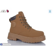 Черевики жіночі на зиму (8 пар р.36-41) коричневий  "Aba"