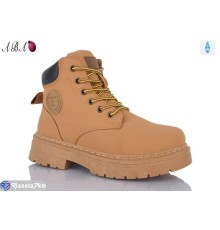 Черевики жіночі на зиму (8 пар р.36-41) camel  "Aba"