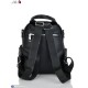 Рюкзак жіночий 26*23*10 см,  чорний  "Aba"
