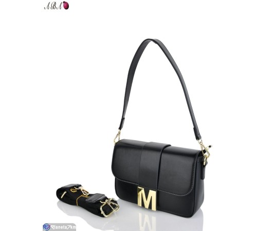 Сумка жіноча 14*22*7 см,  чорний  "Aba" Сумка жіноча 14*22*7 см,  чорний  "Aba"