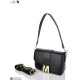 Сумка жіноча 14*22*7 см,  чорний  "Aba"