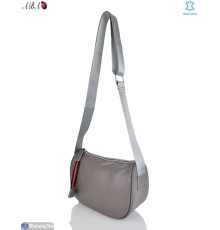 Сумка жіноча 18*22*9 см,  сірий  "Aba"