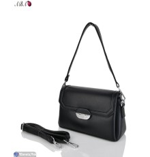 Сумка жіноча 16*24*9 см,  чорний  "Aba"