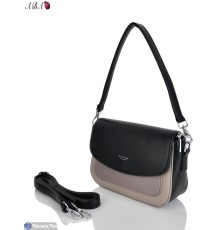 Сумка жіноча 17*22*7 см,  чорний  "Aba"