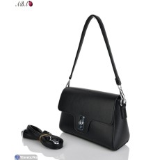 Сумка жіноча 17*24*8 см,  чорний  "Aba" Сумка жіноча 17*24*8 см,  чорний  "Aba"
