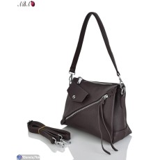 Сумка жіноча 17*24*11 см,  коричневий  "Aba"