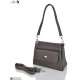 Сумка жіноча 17*24*11 см,  сірий  "Aba"