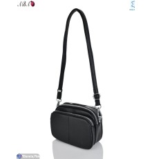 Сумка жіноча 14*19*9 см,  чорний  "Aba"