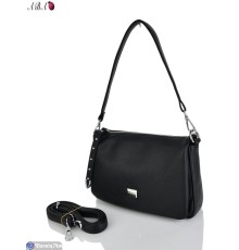 Сумка жіноча 19*25*6 см,  чорний  "Aba"