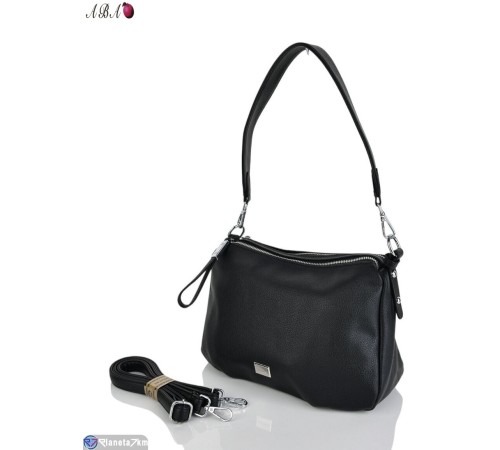 Сумка жіноча 20*30*9 см,  чорний  "Aba" Сумка жіноча 20*30*9 см,  чорний  "Aba"