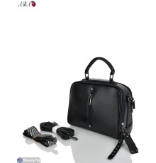 Сумка жіноча 22*26*8 см,  чорний  "Aba"