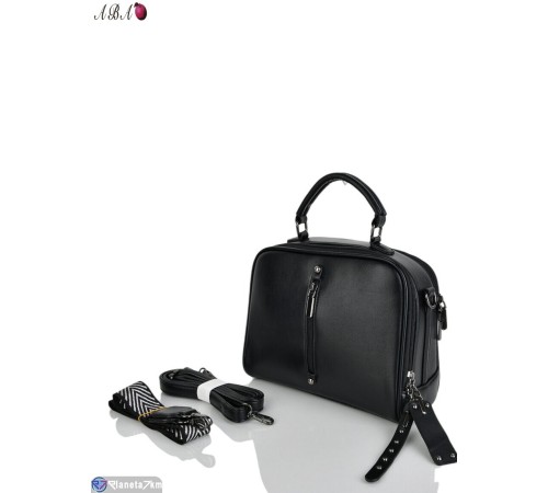 Сумка жіноча 22*26*8 см,  чорний  "Aba" Сумка жіноча 22*26*8 см,  чорний  "Aba"