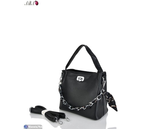 Сумка жіноча 22*24*12 см,  чорний  "Aba" Сумка жіноча 22*24*12 см,  чорний  "Aba"