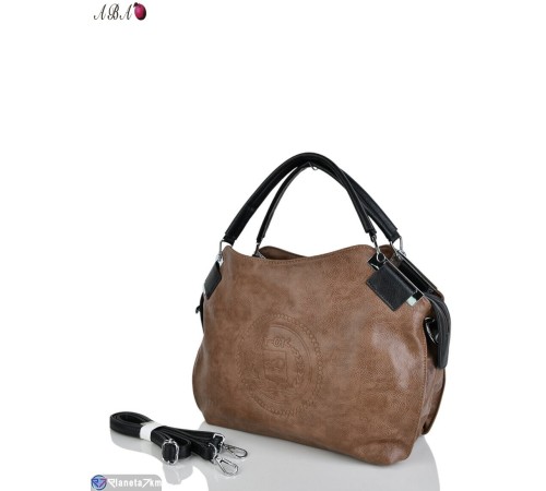 Сумка жіноча 22*30*12 см,  коричневий  "Aba" Сумка жіноча 22*30*12 см,  коричневий  "Aba"