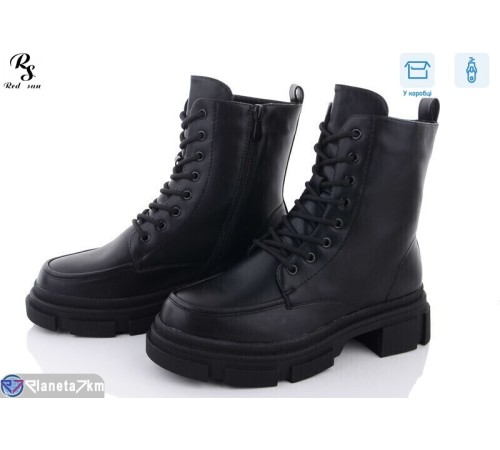 Черевики жіночі на зиму (6 пар р.36-40) чорний  "Red Sun"