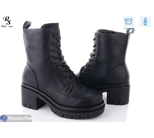 Черевики жіночі на зиму (6 пар р.36-40) чорний  "Red Sun"