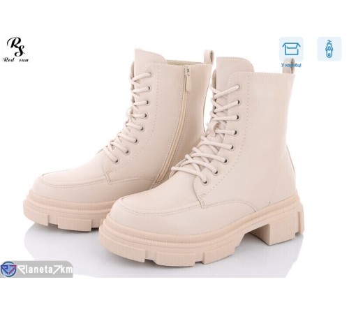 Черевики жіночі на зиму (6 пар р.36-40) бежевий  "Red Sun"