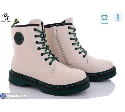 Черевики жіночі на зиму (6 пар р.36-41) бежевий  "Red Sun"