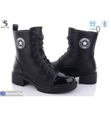 Черевики жіночі на зиму (6 пар р.36-41) чорний  "Red Sun"