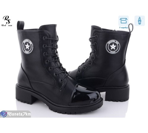 Черевики жіночі на зиму (6 пар р.36-41) чорний  "Red Sun"