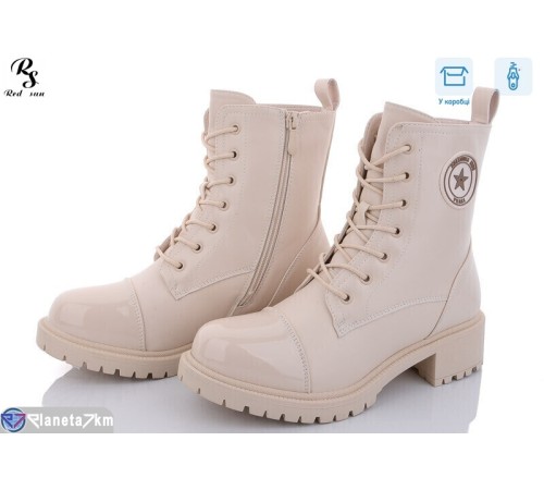 Черевики жіночі на зиму (6 пар р.36-41) бежевий  "Red Sun"
