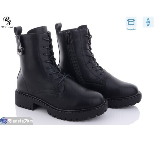 Черевики жіночі на зиму (6 пар р.36-41) чорний  "Red Sun"