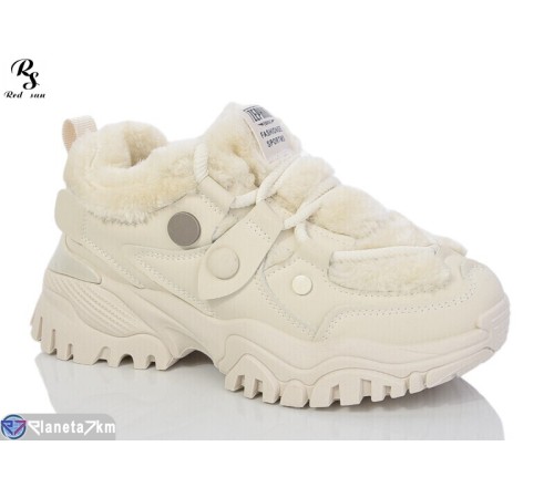 Кросівки жіночі на зиму (8 пар р.36-41) бежевий  "Red Sun"