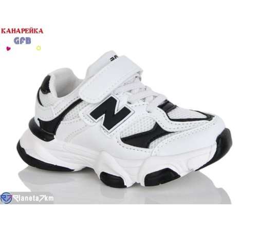 Дитячі кросівки на весну/осінь (8 пар р.22-27) білий  "GFB-Канарейка"