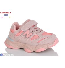 Дитячі кросівки на весну/осінь (8 пар р.22-27) рожевий  "GFB-Канарейка"