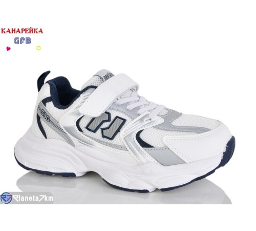 Дитячі кросівки на весну/осінь (8 пар р.32-37) білий  "GFB-Канарейка"