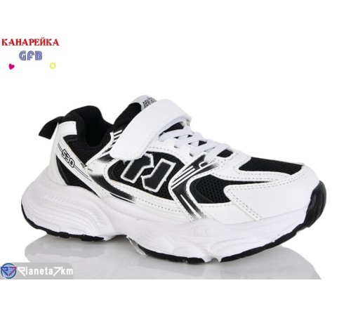 Дитячі кросівки на весну/осінь (8 пар р.32-37) чорний  "GFB-Канарейка"